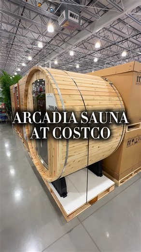 Costco shoppers are loving this sauna because it makes at-home relaxation feel premium and intentional, with a build that feels like a luxe spa installation without the hassle of booking appointments. Tag someone who needs more chill in their life. #costcofinds #costcowonders #costcoinfluencer #arcadiasauna #wellness | Costco Wonders