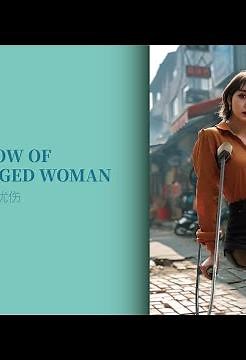 One-legged woman #amputee woman #Sad story #截肢女人