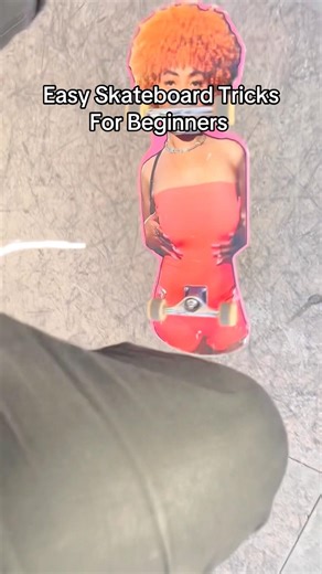 Easy skateboard tricks for beginners 🛹 #skateboarding #skate #icespice #skater