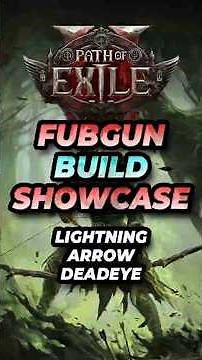 Path of Exile 2 Build Showcase: Fubgun's Lightning Arrow Deadeye Ranger #pathofexile2 #poe2