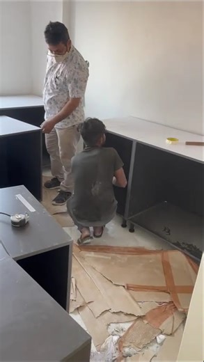 Modular kitchen installation #kitchendesign2026 #modular kitchen