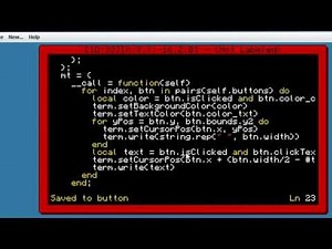 ComputerCraft GUI Tutorials - Buttons
