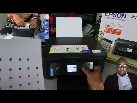 How to Load Paper, Glossy Photo Paper and Align the Print Head In Epson XP-4200 WIFI Printer
