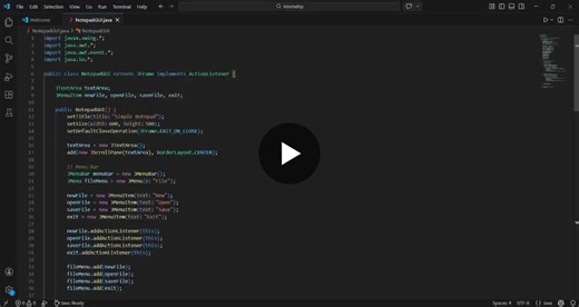 Java Notepad Application Built with Java Swing | Preethi Kuruguntla posted on the topic | LinkedIn