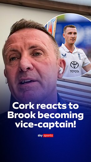 20K views · 194 reactions | "It's an easy step up"  Dominic Cork reacts to Harry Brook replacing Ollie Pope as the new vice-captain for the Ashes gbeng | Sky Sports Cricket | Facebook