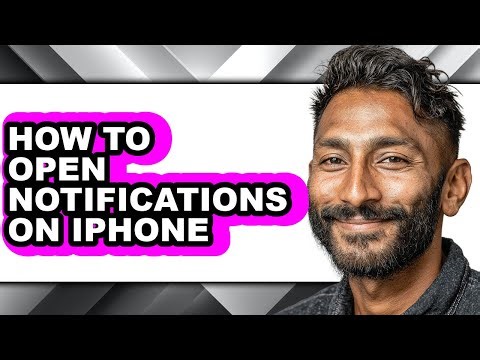 How to Open Notifications on Iphone - Full Guide