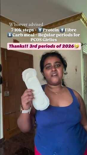 Regular periods with PCOS #px #pcos #pcosweightloss #glowup #periods