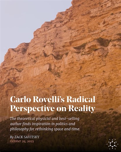 According to the theoretical physicist and author Carlo Rovelli, there is no such thing as objective reality — only perspectives. In a conversation with Zack Savitsky and a new video on the Quanta YouTube channel, Rovelli shares his own perspective on time, gravity, philosophy, and the nature of our world. Read the interview: https://www.quantamagazine.org/carlo-rovellis-radical-perspective-on-reality-20251029/ Watch the video: https://www.youtube.com/watch?v=PuLaUYQFIwg | Quanta Magazine