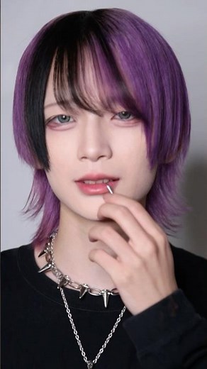I tried to transform a man with "landmine makeup" 👾 #mensmakeup #landmineboy #landminestyle #mens...