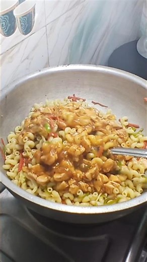 Chicken Macaroni Recipe | #shortsfeed #trending #viral #viralcookingvideos #recipe
