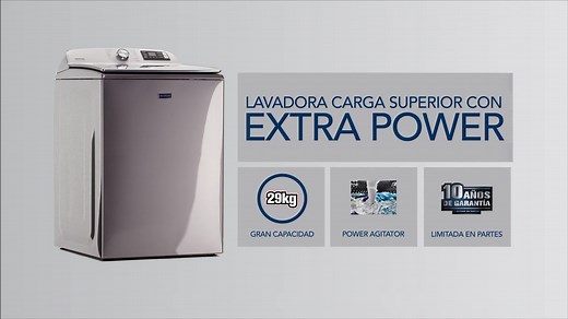 Su diseño, practicidad y tecnología, convierten a la Nueva Lavadora y Secadora Carga Superior EXTRAPOWER de Maytag en la limpieza más poderosa en su clase. #ConfíaEnElPoderMaytag | Maytag México