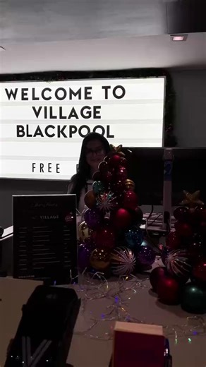 3.8K views · 32 reactions | The magic of Christmas has officially arrived at Village Blackpool!  Take a wander and check out all the festive touches we’ve sprinkled throughout the hotel - we just can’t help ourselves when it comes to going all out! And our giant polar bear? ‍❄️ Go on… take a guess at what we’ve named him! | Village Hotel Club | Facebook
