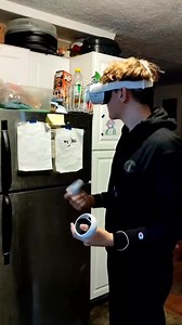 Levi Bradney playing #vr for the first time #fnaf 🤦🤣 | Rachael Altgilbers