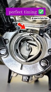 Half shuttle sewing machine shuttle timing ✅ #sewingcommunity #SewingHacks #sewingtips #sewingideas #sewingtipsandtricks #sewingmachinerepair #happysewing #diysewing #sewingmachine #diyideas | Sew & Style Tips