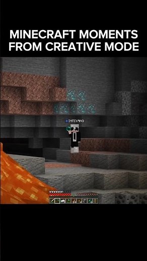 Minecraft Moments From CREATIVE MODE #minecraft #minecraftmanhunt #gaming