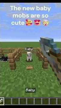Cute baby mobs🥰 #minecraft #minecraftbaby #minecraftmobs #minecraftbabymobs #minecraftcute #gaming