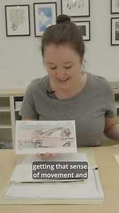 Check out the original storyboards drawn for the "Ride with Sally" sequence in Cars.