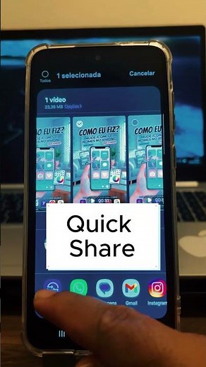 O "AirDrop" do Android no Windows! 🚀 (Adeus Cabo USB) #Shorts #QuickShare