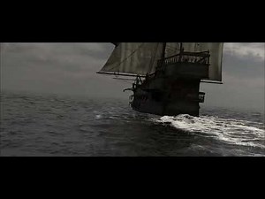 3D Animation - Sailing Ship in Ocean