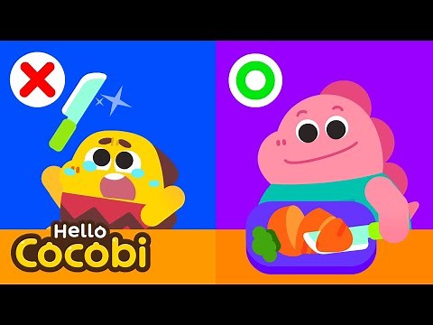 Kitchen Safety Song | Learn Saftey Tips | Nursery Rhymes for Kids | Hello Cocobi