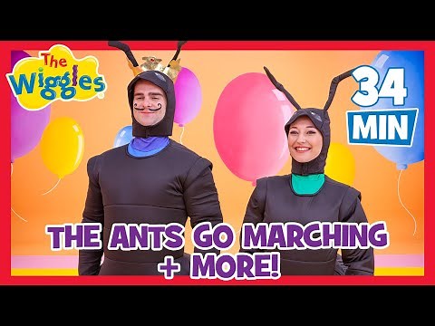 The Ants Go Marching 🐜 30 Min Counting Songs Collection 🎵 The Wiggles Nursery Rhymes for Kids