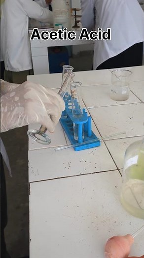 To perform the limit test for heavy metals#lab #pharmacy #pharmacist #pharma #experiment