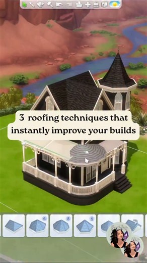 Myth: ‘You can’t roof weird shapes.’ Me: holds Alt ‘Watch.’ In this video, I show you how to roof a dormer, rounded porch and a sunroom. Roofing doesn't have to make you cry (I know we've all been there... right? Just me? oh) Are you new to the Sims 4? Or want to try out building for the first time? Grab your FREE beginners guide on my profile. Follow for more Sims 4 Roofing Tips, Tricks and Tutorials! #Sims4Build #RoofingTricks #BuildMode #Sims4Tutorial | BoozleSims