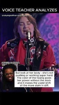 Voice Teacher Analyzes RUBY LEIGH x I WANT TO BE A COWBOY’S SWEETHEART on NBC’s THE VOICE