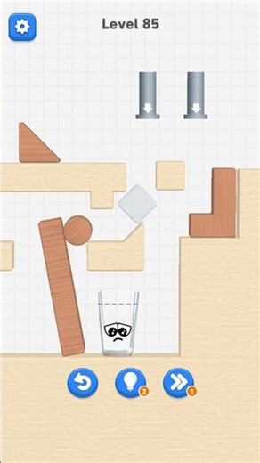 Water Glass Block Level 85 #waterglass #shortgame #gameplay