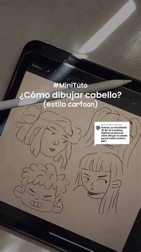 Consejos para dibujar cabello: Paso a paso en estilo cartoon