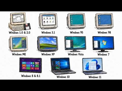 Every Windows Version Explained in 13 Minutes
