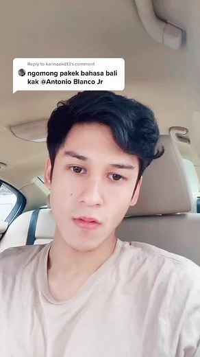 Antonio Blanco Jr - Learning Balinese Language | Reply to @karinaakd13