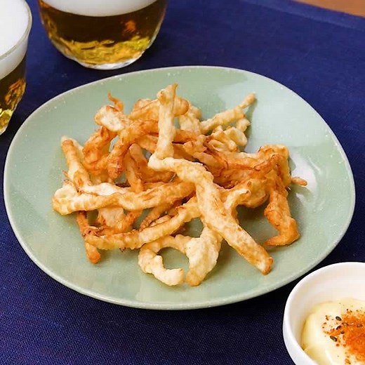 食べたらやみつき！ さきいかの天ぷらのレシピ動画・作り方 | デリッシュキッチン
