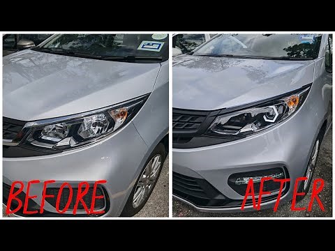 EASY DIY RETROFIT Bi-LED Projector | Blackout Headlights | Hexagon Halo Angel Eyes | Proton Persona
