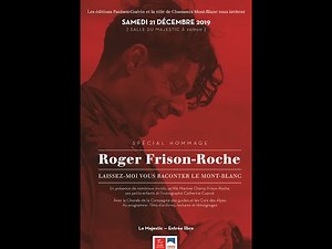 Soirée hommage à Roger Frison-Roche à Chamonix