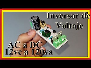 Inversor de corriente directa a corriente alterna, 12v corriente directa a 120v corriente alterna