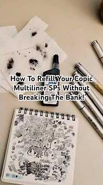How to Refill Your Copic Multiliner SPs Without Breaking the Bank!