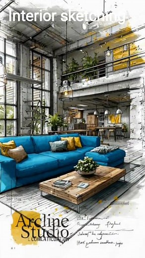 31K views · 551 reactions | Interior sketching by Arcline | Interior Designers | Facebook