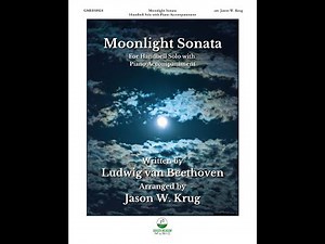 Moonlight Sonata for handbell solo with piano accompaniment