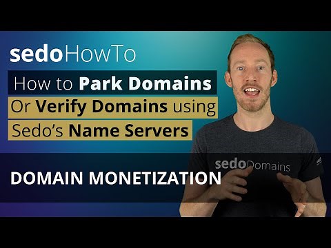 How to Park a Domain with Sedo or Verify your Domains Ownership