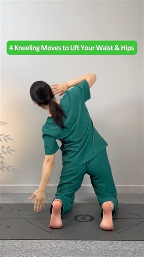 4 Kneeling Moves Daily 60 Reps to Improve Waist Hip Ratio and Define Your Waistline