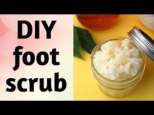 How to make foot scrub at home ||DIY foot scrub ||Homemade