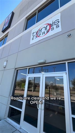 We’re OPEN 🎾 Come into Tennis Express to demo new racquets, hit on our full-size indoor court, and get reps in on the backboard. Open 10am–6pm 📍 10771 Westpark Dr, Houston, TX 77042 Winter Sale is on, new arrivals are in, AO pro gear is ready, and stringing is available! | Tennis Express