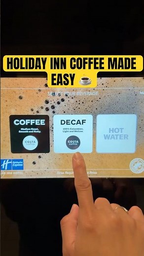 MAKING COFFEE AT HOLIDAY INN EXPRESS | QUICK COFFEE MAKER TUTORIAL #coffeelover #holidayinnexpress
