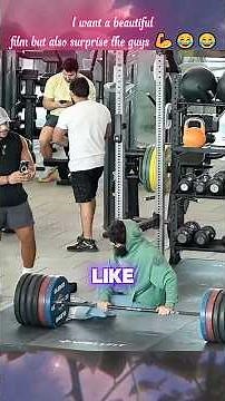 I want a beautiful film but also surprise the guys #trolllife #funny #gym