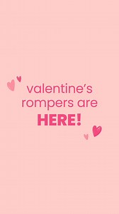 225 reactions · 31 comments | New!  Valentine’s rompers are the ultimate outfit builder—cute, comfy, and perfect for layering or wearing alone.  Shop now for the perfect look this season! | RuffleButts | Facebook