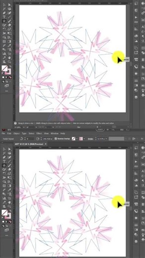 Perfect Star Spiral | Clean & Satisfying Design Loop