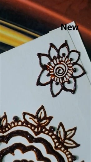 easy flower 🌸 mehndi design 💫 #henna #youtubeshorts #mehndi #subscribers #shortsfeed #trendingshort
