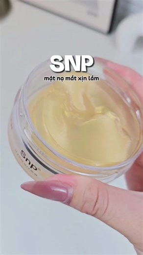 Mặt nạ mắt này xịn lắm mấy bà ơi #xuhuong #snp #matnamat #review #skincare #giamquangtham #bongmat #banacocoreview