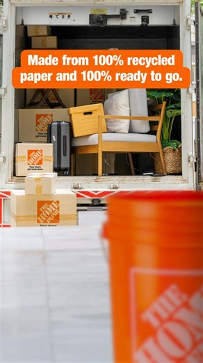 Start your move right with The Home Depot. Our moving boxes are built to last and ready for any adventure. Let’s get moving! 📦✨ | The Home Depot